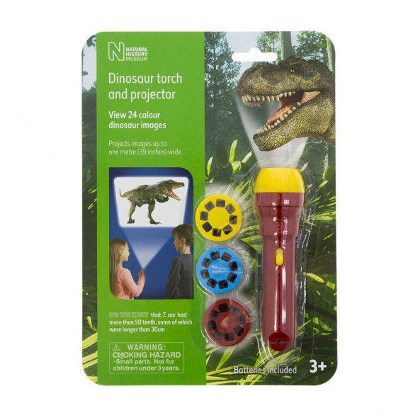 Green Dinosaur Shops Logo - Dinosaur torch and projector. Natural History Museum Online Shop