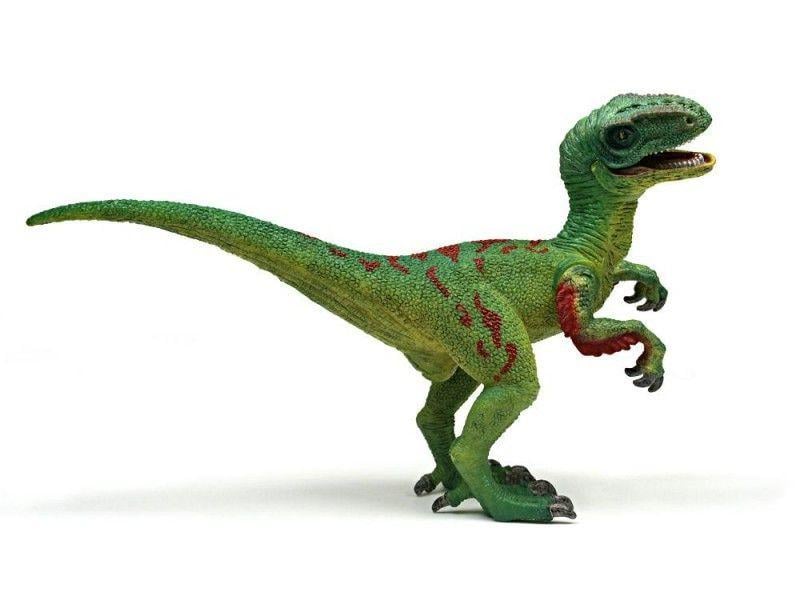 Green Dinosaur Shops Logo - Schleich - Dinosaurs - Velociraptor - Green - 14530 Toy and Gift ...