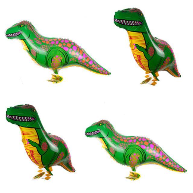 Green Dinosaur Shops Logo - Walking Green Dinosaur Balloons Animals Helium Birthday Kids