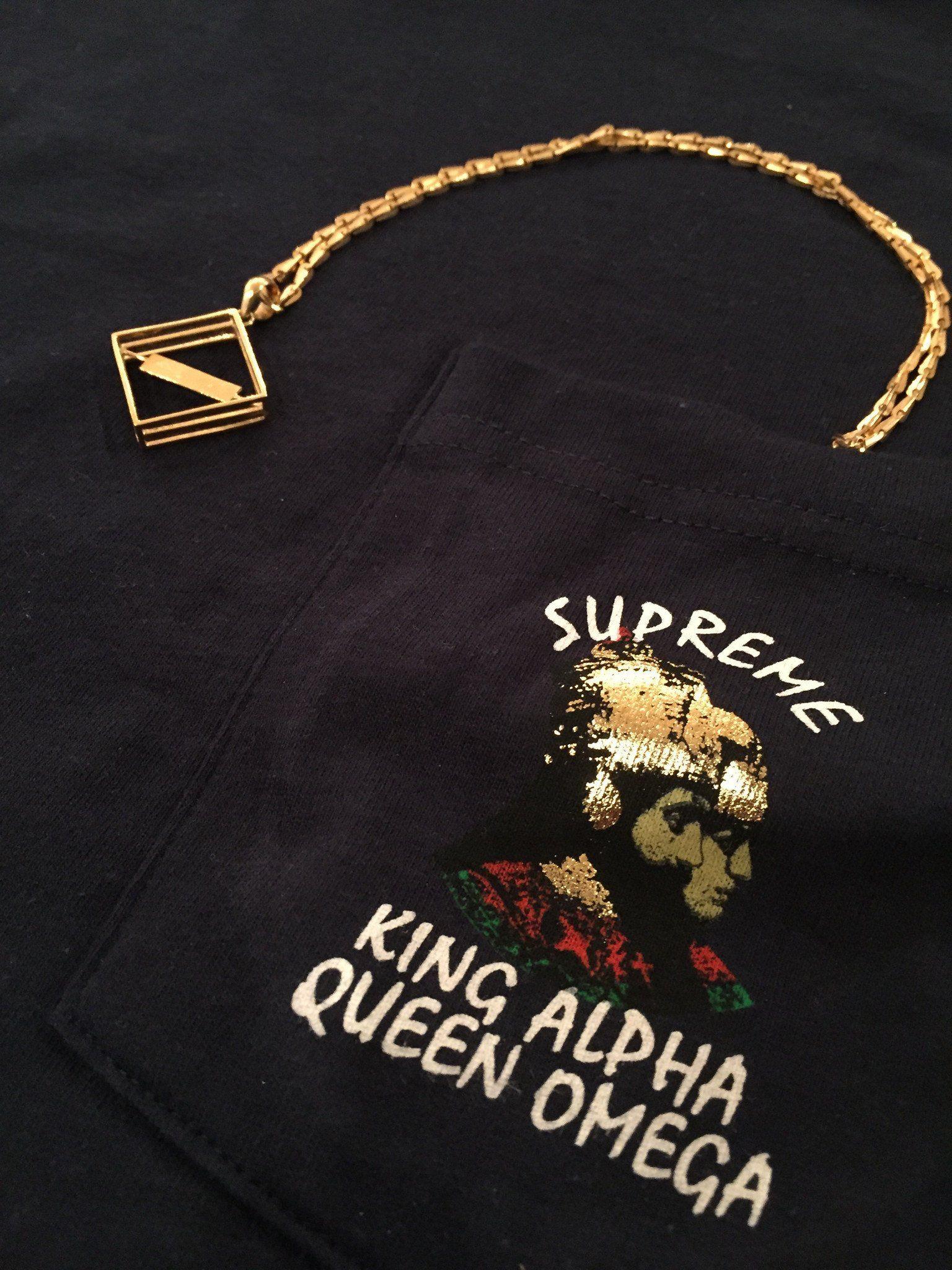 Supreme King Logo - new* Supreme King Alpha Pocket Tee DS