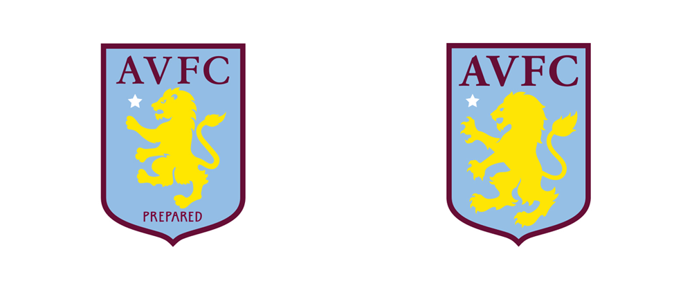 Aston Villa Logo - Brand New: New Logo and Identity for Aston Villa Football Club by ...