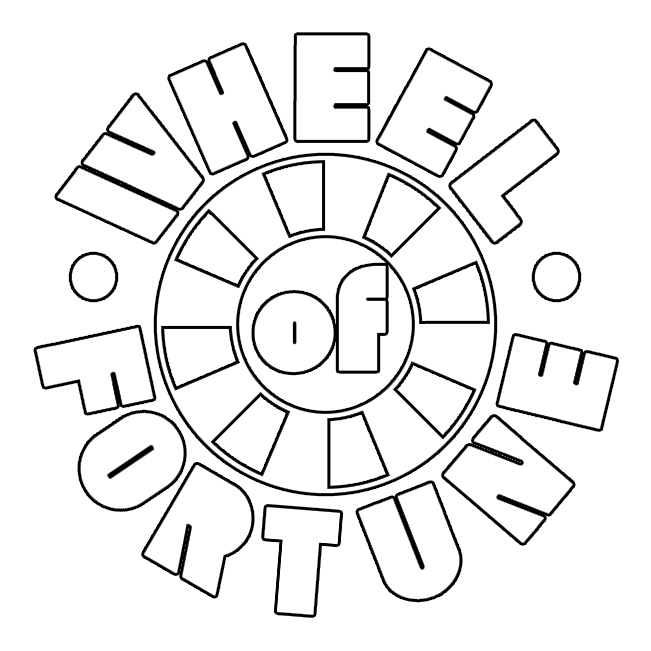 White Wheel Logo - Wheel of fortune Logos