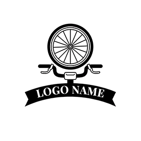 White Wheel Logo - Free Bike Logo Designs | DesignEvo Logo Maker