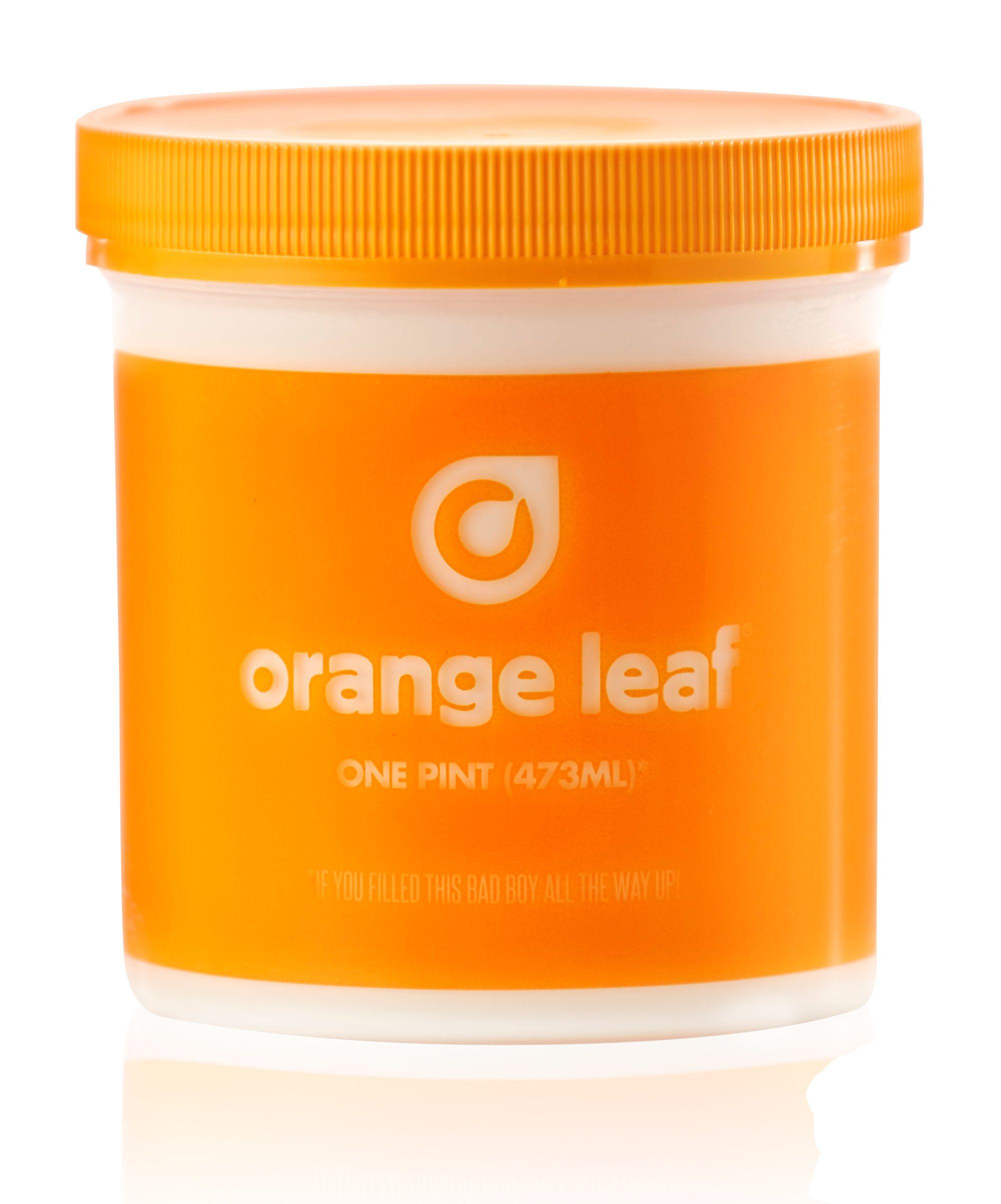 Orange Leaf Yogurt Logo - Orange Leaf Frozen Yogurt Launches Orange Leaf to Go
