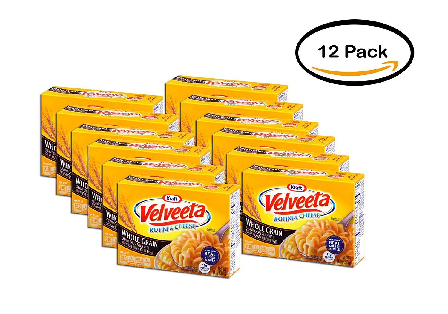 Velveeta Logo - PACK OF 12 - Kraft Velveeta Rotini & Cheese Whole Grain, 10 OZ (283g ...