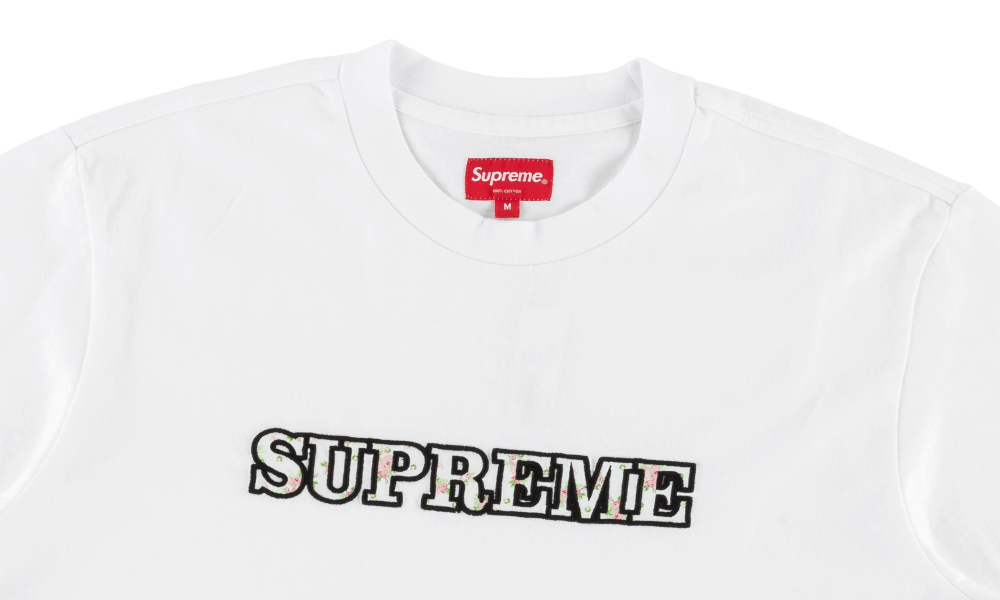 Supreme Floral Logo - Supreme Floral Logo Tee 