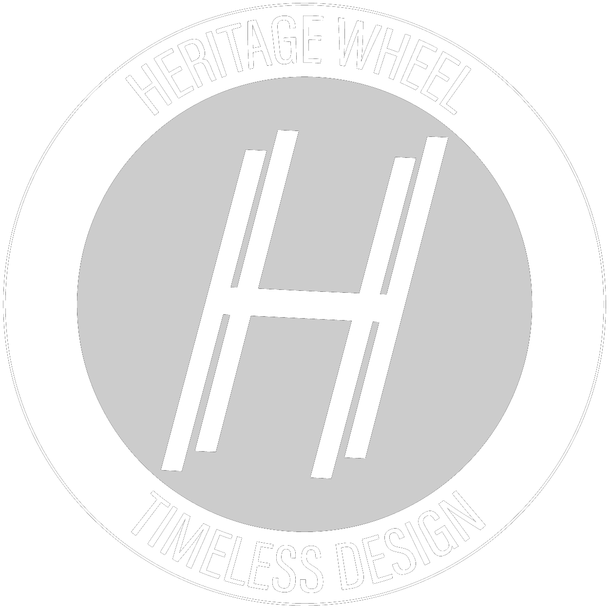 White Wheel Logo - HERITAGE WHEEL