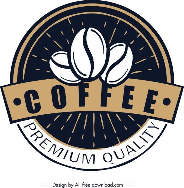 Retro Circle Logo - Coffee logo template retro circle design Free vector in Adobe ...