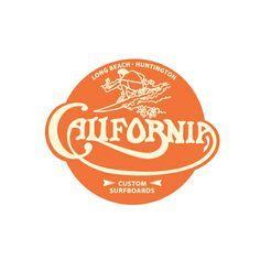 California Custom Logo - Best Logo image. Creative logo, Beach cafe, Persian
