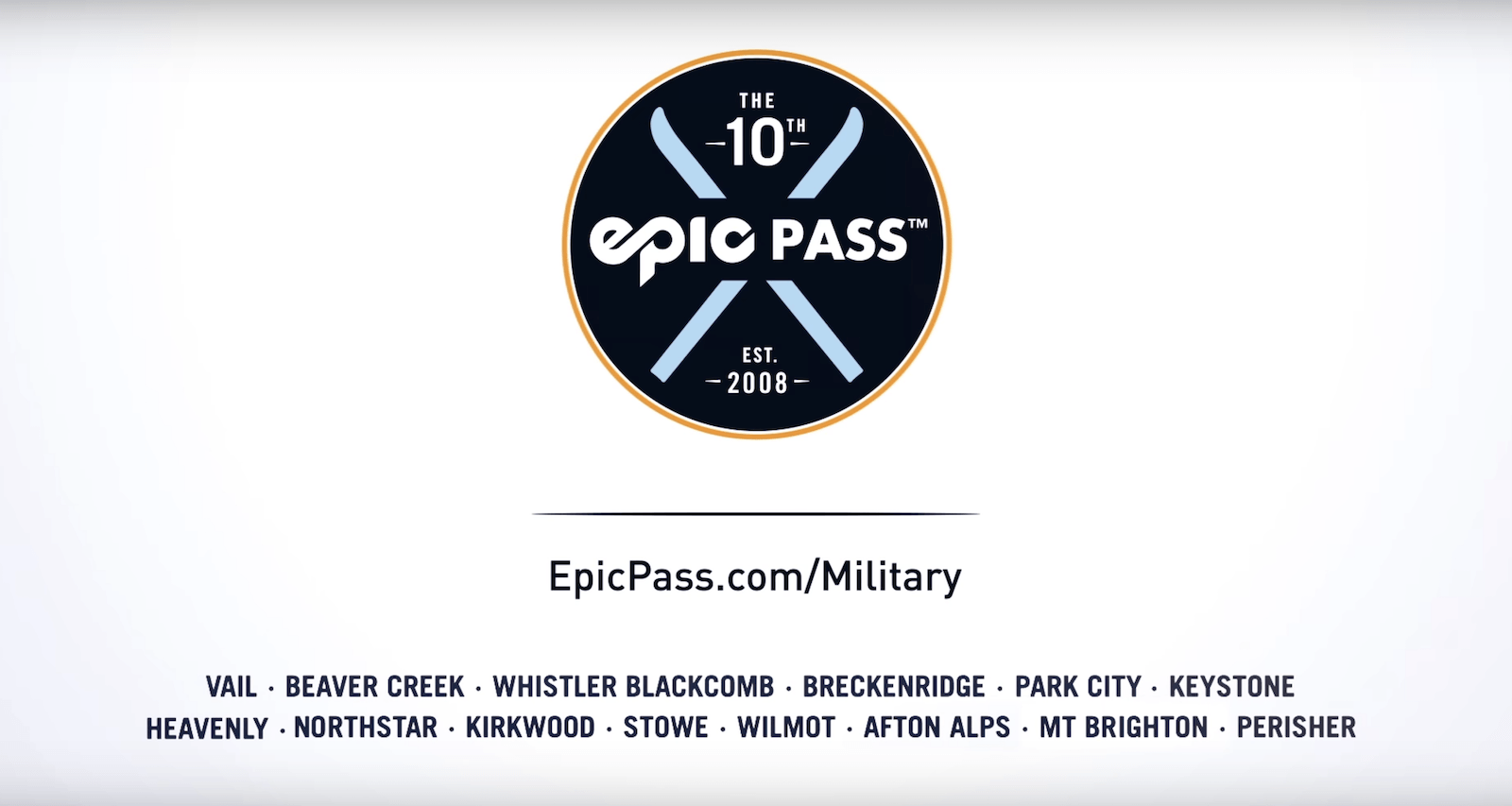 Epic Pass Logo - Vail Resorts Introduces $99 Military Epic Pass for the 2018-19 ...