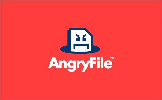 Storage Logo - Online Data Storage Logo: AngryFile - Logo Designer