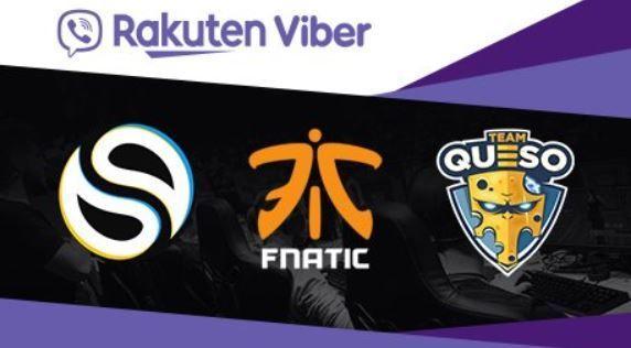 Rakuten Viber Logo - Rakuten Viber s'associe avec Solary, Fnatic et Team Queso - eSport
