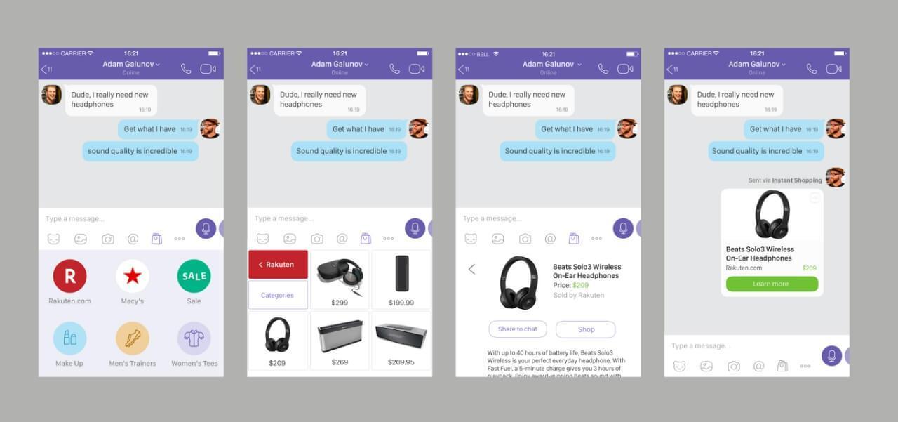 Rakuten Viber Logo - Chat app Viber to launch in-app shopping feature with brands like ...