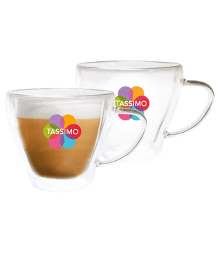 Tassimo Logo - Tassimo by WMF Latte Macchiato Glasses, pack of 2 pods for Tassimo ...