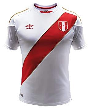 Peru Umbro Logo - Umbro Peru Home Shirt 2018 2019: Amazon.co.uk: Sports & Outdoors