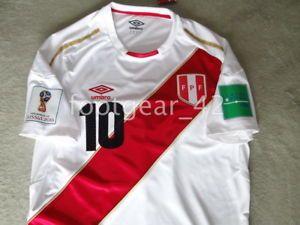 Peru Umbro Logo - New Umbro Peru Official Jefferson Farfan Authentic Jersey Shirt ...