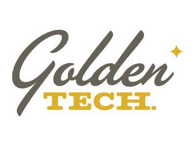 Golden Tech Logo - Golden Tech by Evan Huwa. Logos. Typography, Fonts