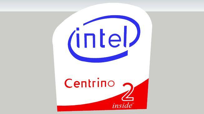 Centrino Logo - Intel Centrino 2 Logo | 3D Warehouse