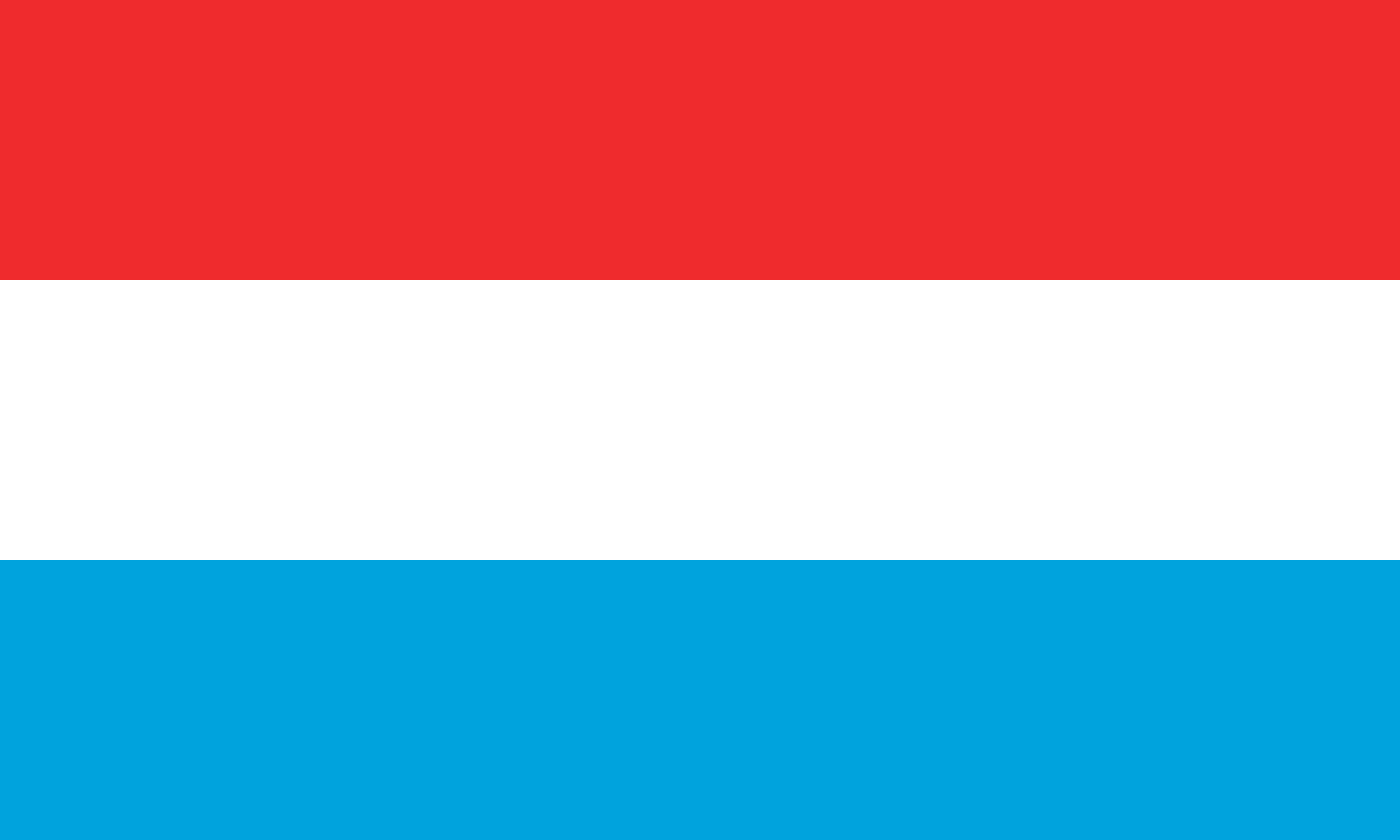 Orange and Blue Flag Logo - Luxembourg. Flags of countries