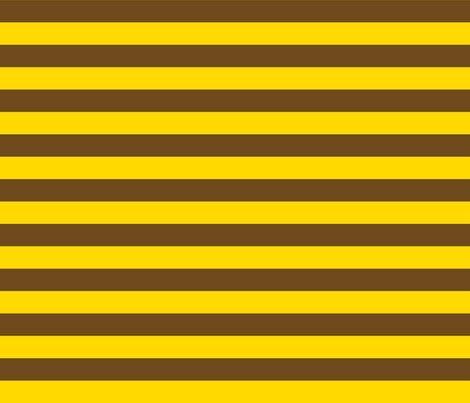 Striped Brown and Yellow Logo - horizontal stripes fabric, wallpaper & gift wrap - Spoonflower