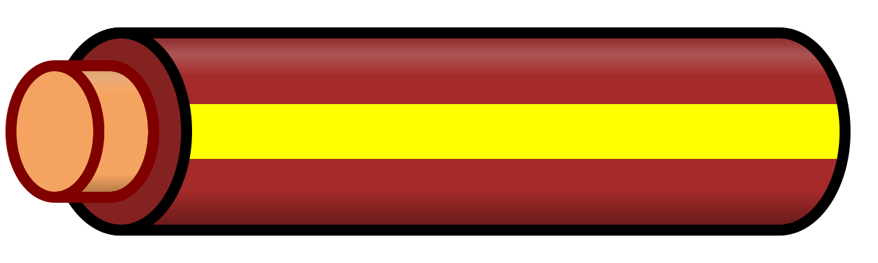 Striped Brown and Yellow Logo - File:Wire brown yellow stripe.svg