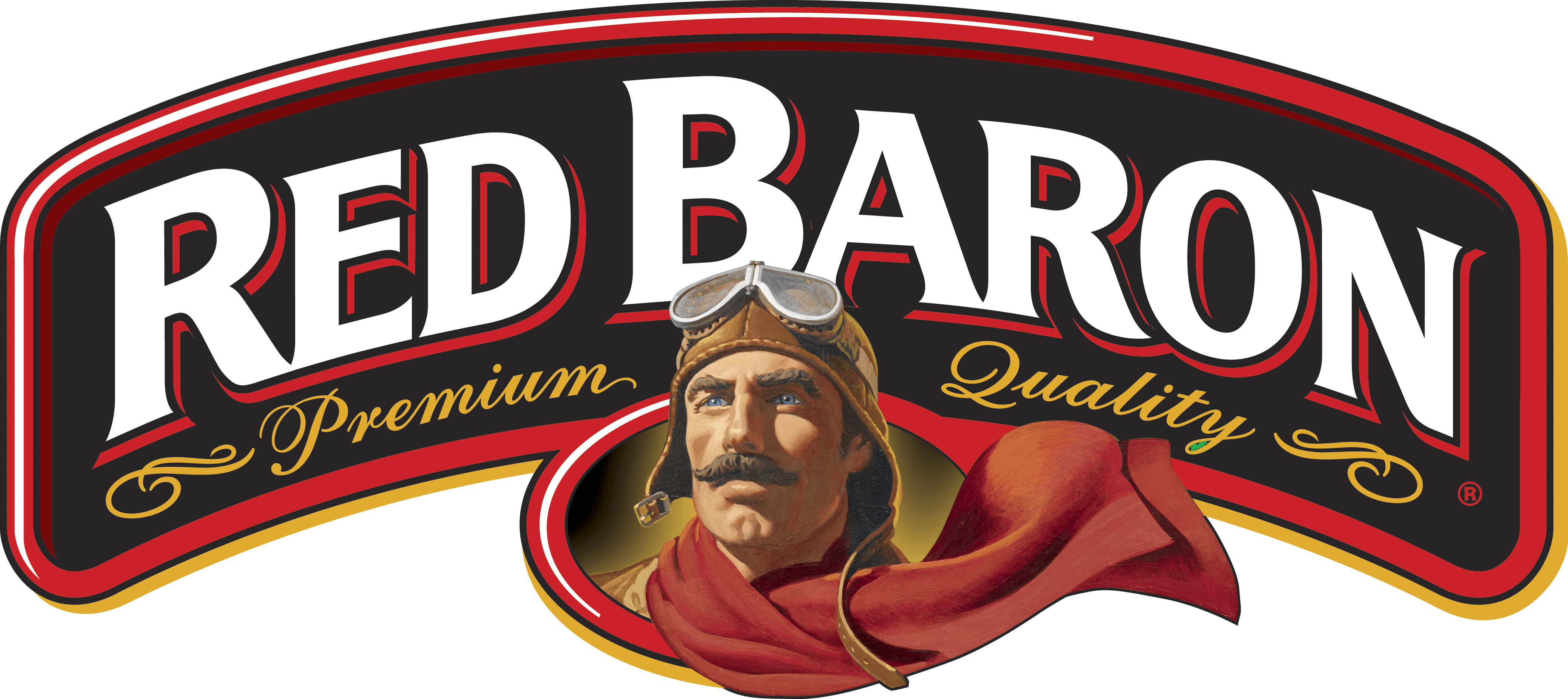 Red Pizza Logo - Red Baron