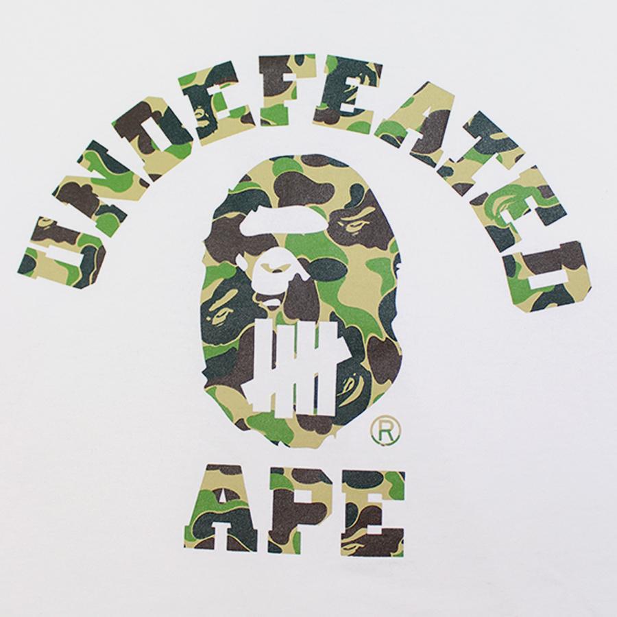 Undefeated Camo Logo - BAPE, White Undefeated Camo College Logo Tee Sz. L – PDX PLUGD