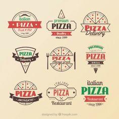 Red Pizza Logo - Best pizza logo image. Pizza art, Drawings, Pizza logo