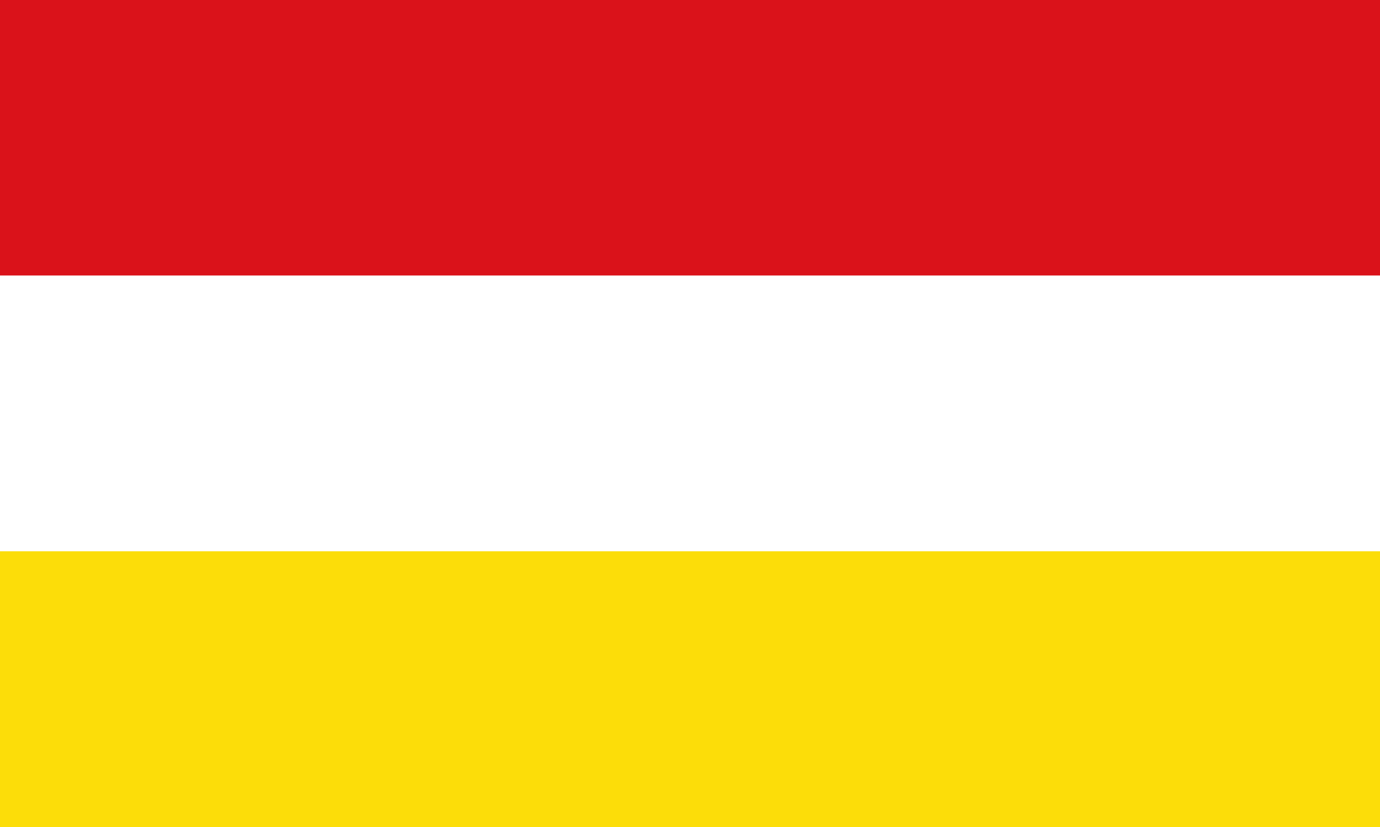 Red White Yellow Logo - Flag red white yellow 5x3.svg