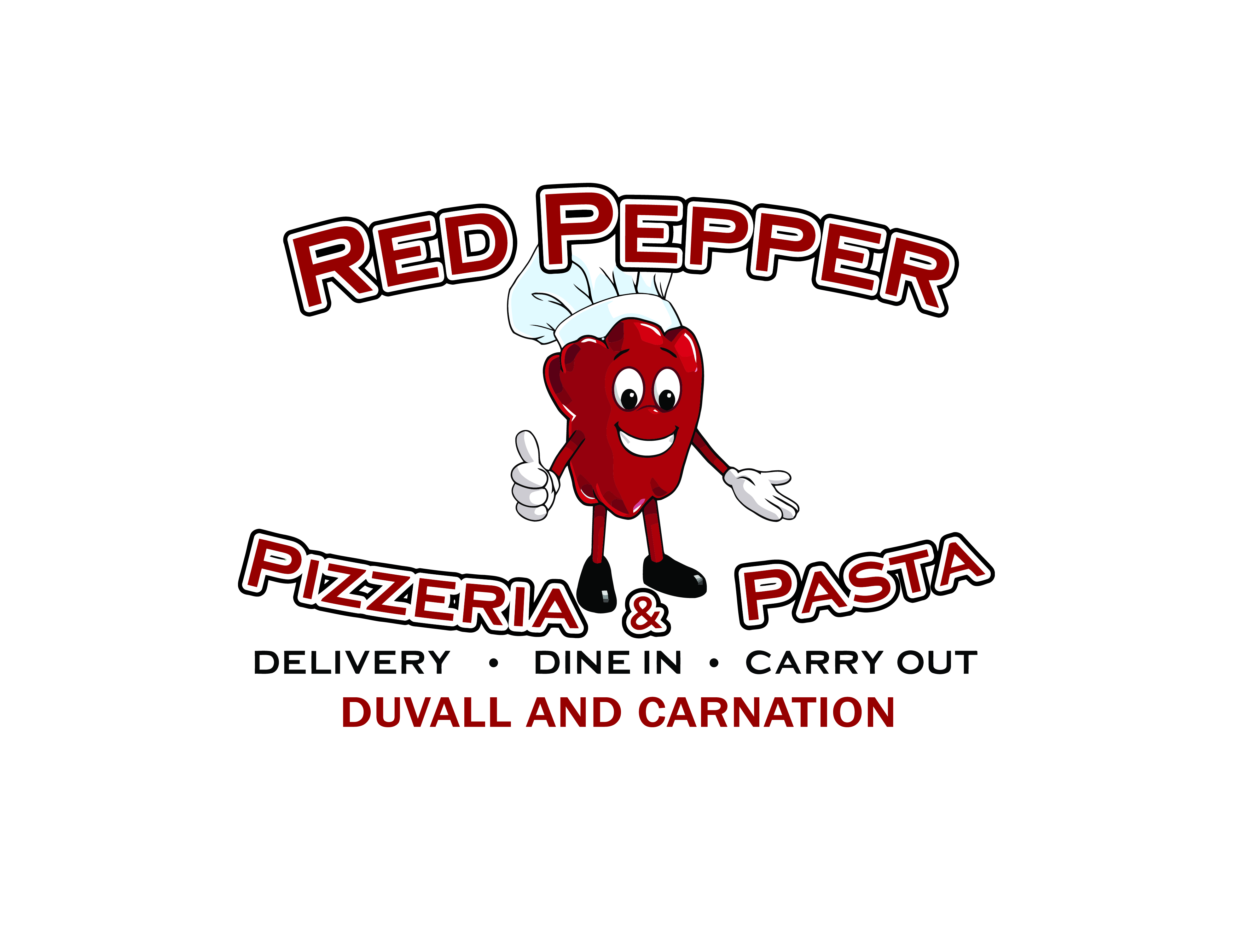 Red Pizza Logo - Red Pepper Pizzeria & Pasta. Order Online. Delivery or Eat In