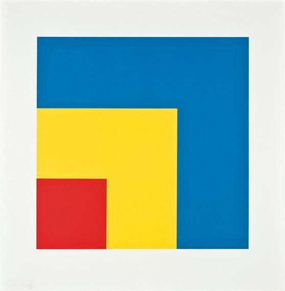 Red and Yellow Square Logo - Kelly Ellsworth | Red Yellow Blue (1999 - 2000) | MutualArt