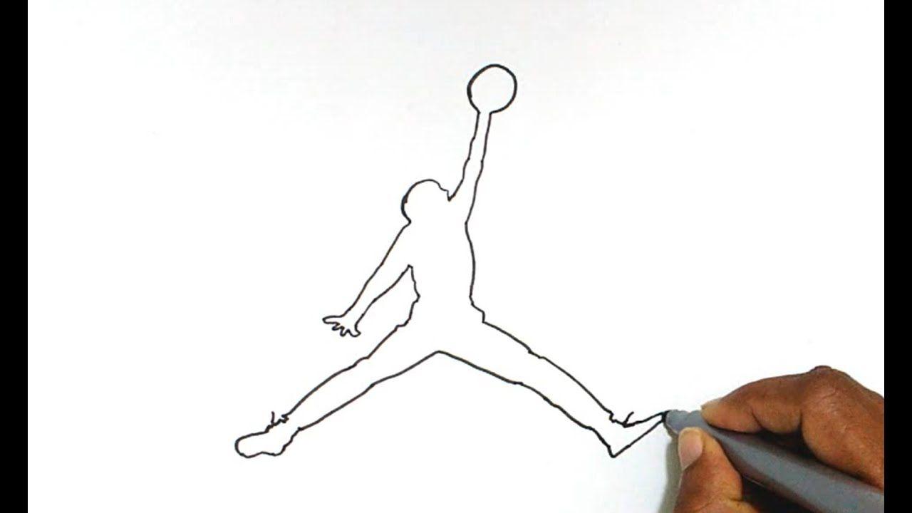 Golden Jordan Logo - How to Draw the Jordan Logo - YouTube