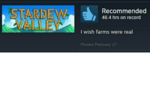 Wish Farms Logo - Recommended 464 Hrs on Record I Wish Farms Were Real 尸osted