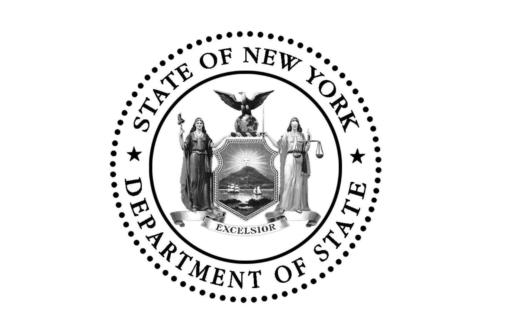 Department of State Logo - State of New York Department of Sta - Restaurant Solutions NYC