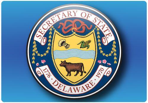 Department of State Logo - The Delaware Secretary of State