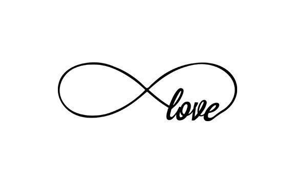Love Infinity Logo - Infinity sign with 