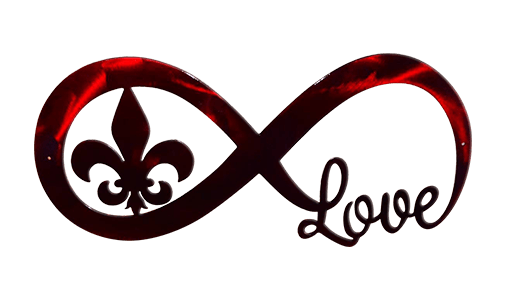 Love Infinity Logo - INFINITY LOVE SYMBOL - bayoumetalcreations