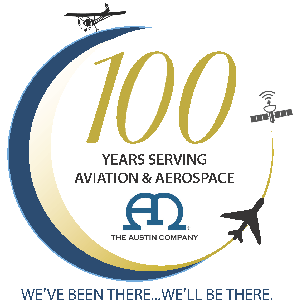 Aircraft Anniversary Logo - 100th Anniversary in Aerospace | The Austin Company - Leading Design ...