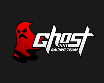 Red Ghost Logo - Logo design entry number 25 by masjacky. Ghost Racing Team logo contest