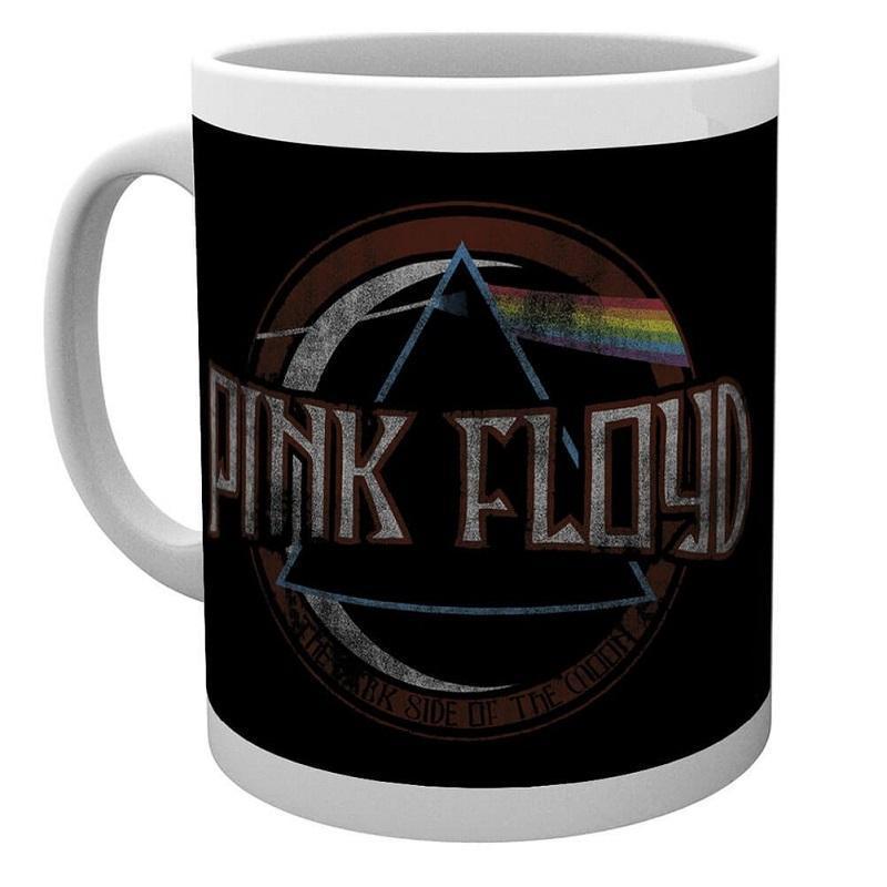 Retro Moon Logo - Pink Floyd Dark Side Of The Moon Logo Mug – Retro Styler