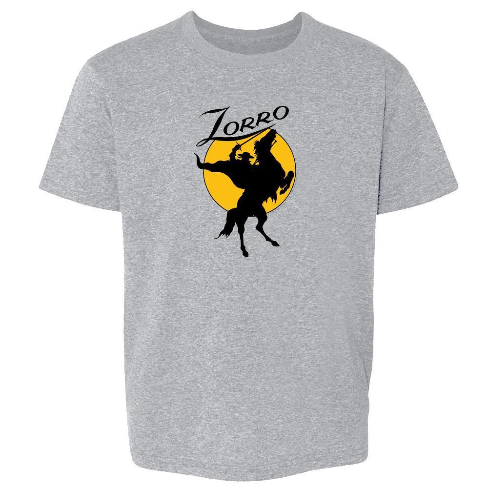 Retro Moon Logo - Zorro Moon Logo Halloween Costume Retro Youth Kids T Shirt