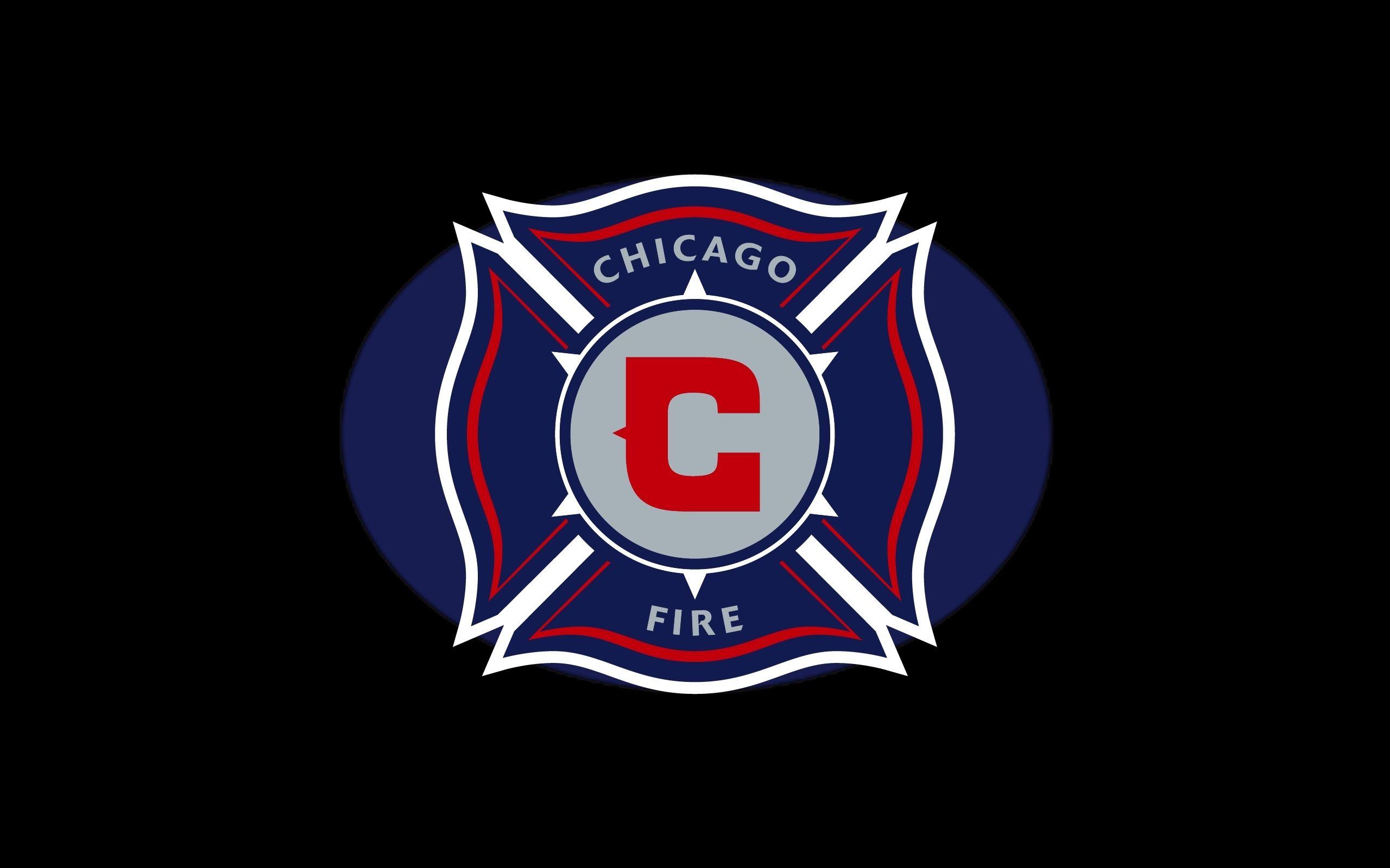 Chicago Fire Soccer Logo - MLS Chicago Fire Logo Black wallpaper 2018 in Soccer