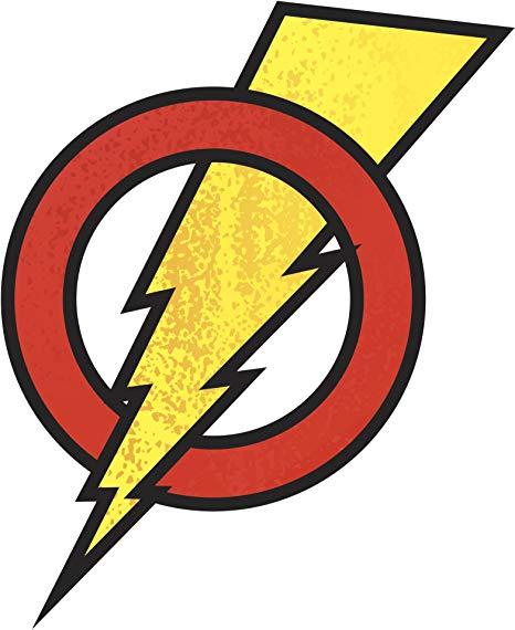 Two Red and Yellow Logo - SHINING LIGHTNING BOLT LOGO YELLOW GOLD RED WHITE Vinyl Decal ...