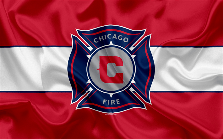 Chicago Fire Soccer Logo - Download wallpapers Chicago Fire FC, American Football Club, MLS ...