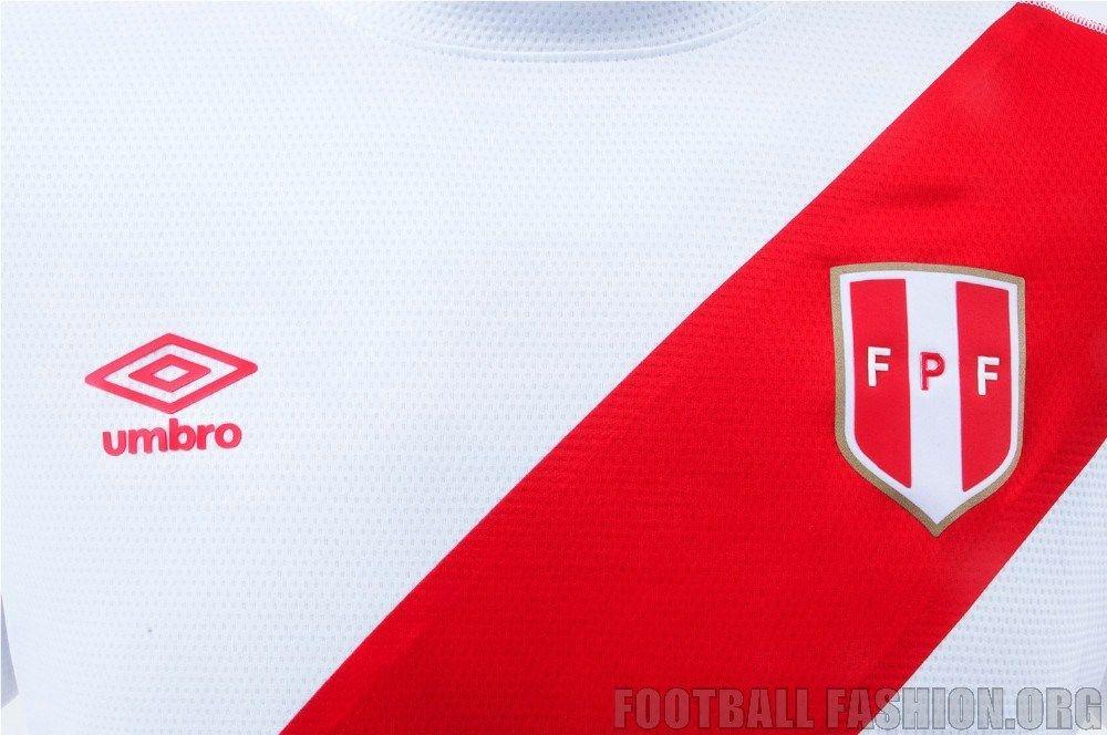 Peru Umbro Logo - Peru 2015/16 Umbro Home Jersey – FOOTBALL FASHION.ORG
