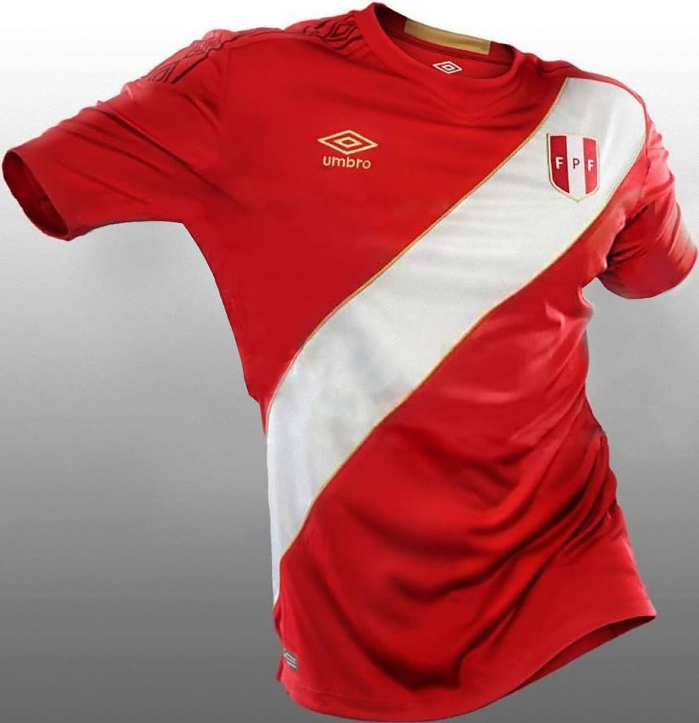 Peru Umbro Logo - Peru 2018 World Cup Away Kit Revealed | The Kitman