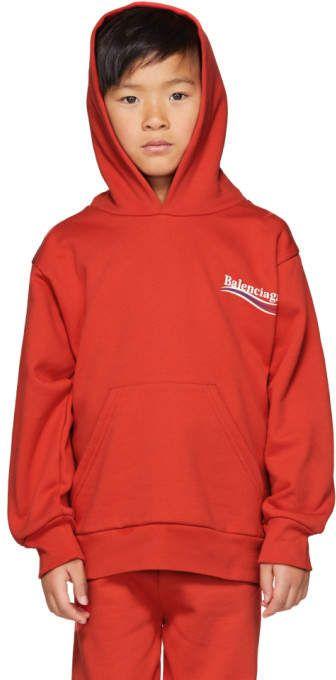 Red Campaign Logo - Boy Red Campaign Logo Hoodie #printed#Logo#blue | fashion home in ...