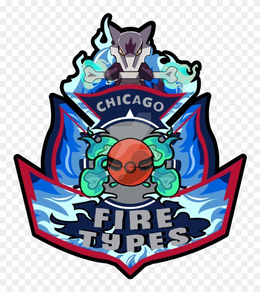 Chicago Fire Soccer Logo - Chicago Fire Types Alola Marowak Logo By Shellshocksmash