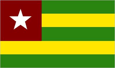 Red White Yellow Logo - Flag of Togo
