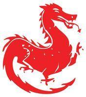 School Dragon Logo - Niles McKinley High School dragon logo | Family Owned Bike Clock ...